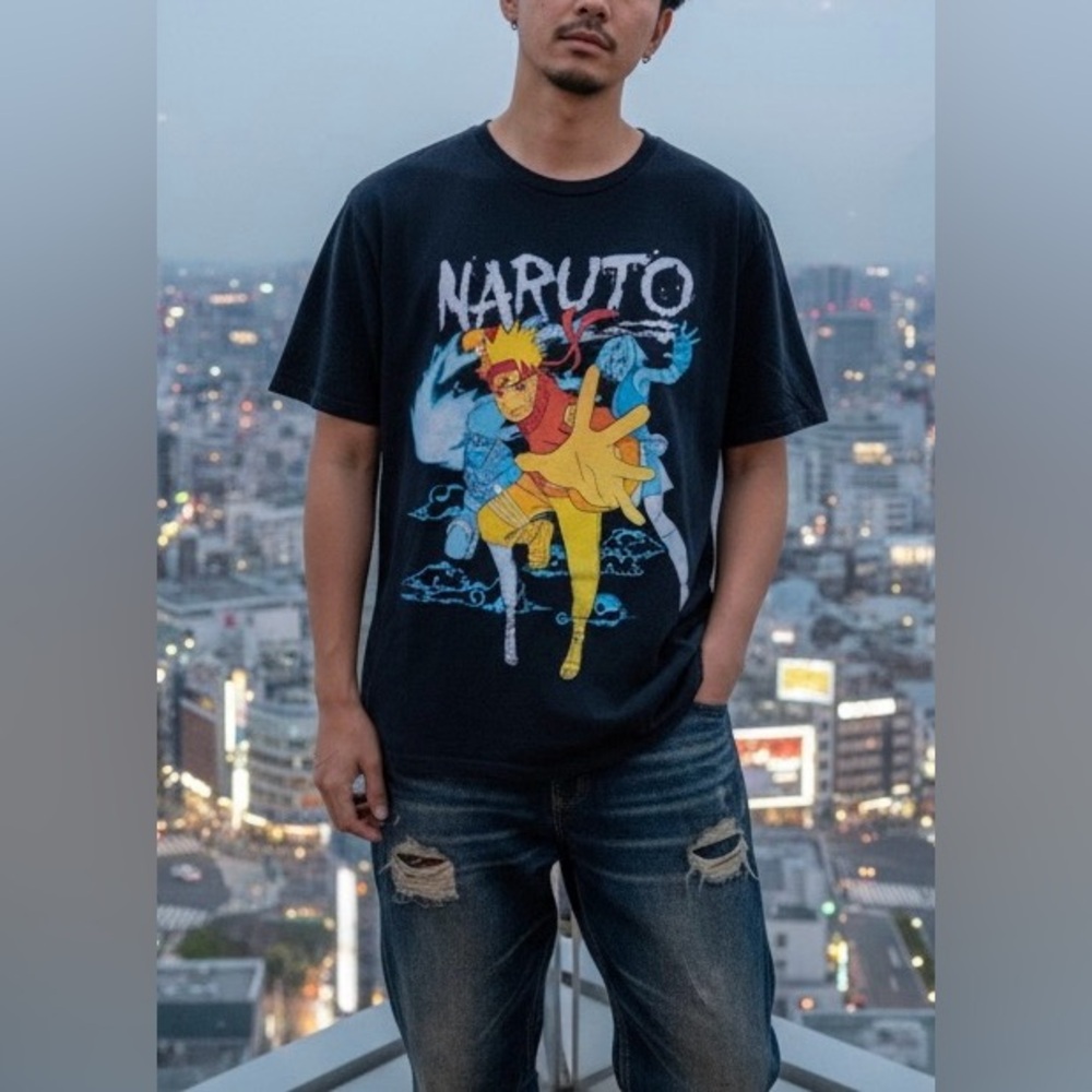 Naruto Shippuden Team 7 Mens T-Shirt Anime Merch